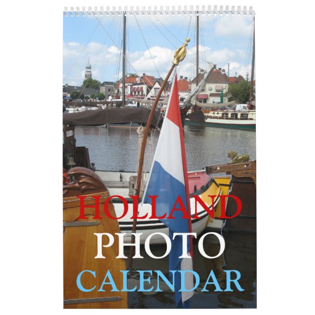 Calendrier du mur photo Hollande (Protection)
