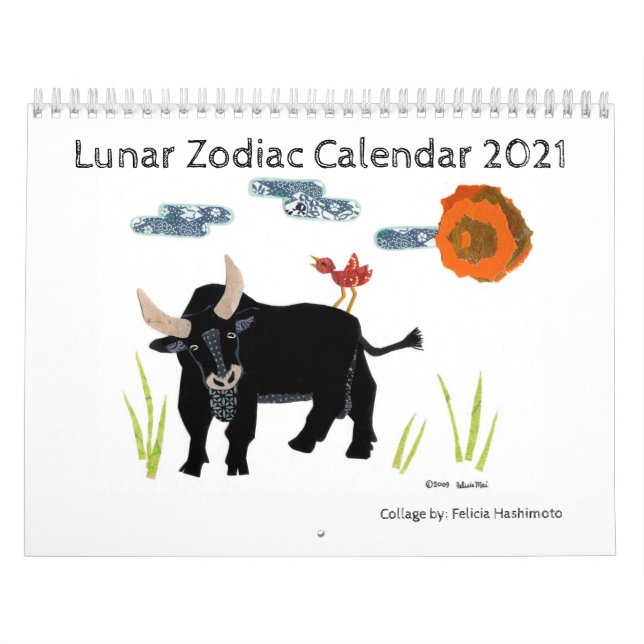 Calendrier du Nouvel An Zodiac 2021 (Protection)