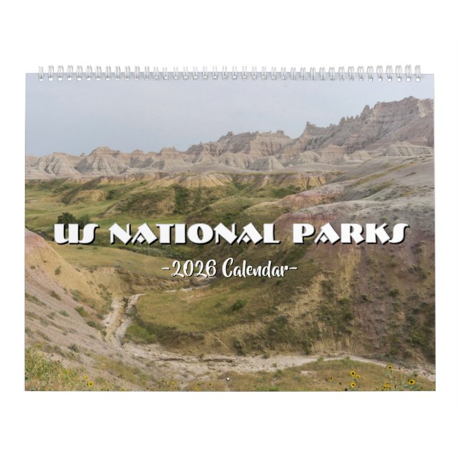 Calendrier du parc national américain (2026) (Protection)