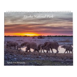 Calendrier du parc national d'Etosha 2020