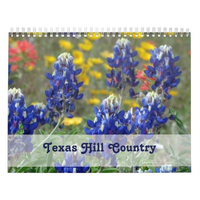 Calendrier du pays de Texas Hill (Protection)