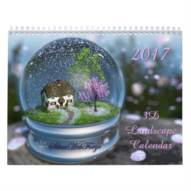 calendrier du paysage 2017 3D (Protection)