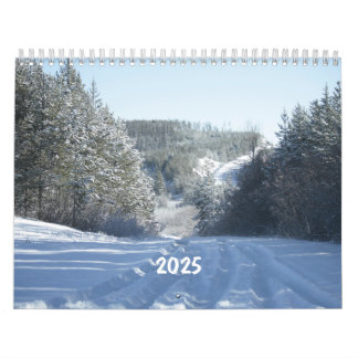 Calendrier du paysage sauvage Pittoresque 2025