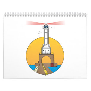 Calendrier du phare du dessin