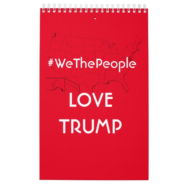 Calendrier du Président Trump 2021 (Dos)