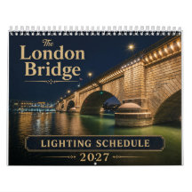 Calendrier du programme d'éclairage de London Brid