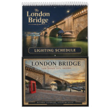 Calendrier du programme d'éclairage du London Brid