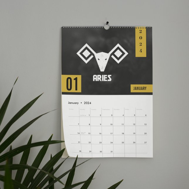 Calendrier du zodiaque védique - Art Rashi géométr (Créateur téléchargé)