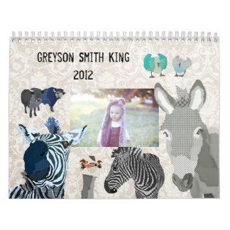 Calendrier du zoo 2012 du gris