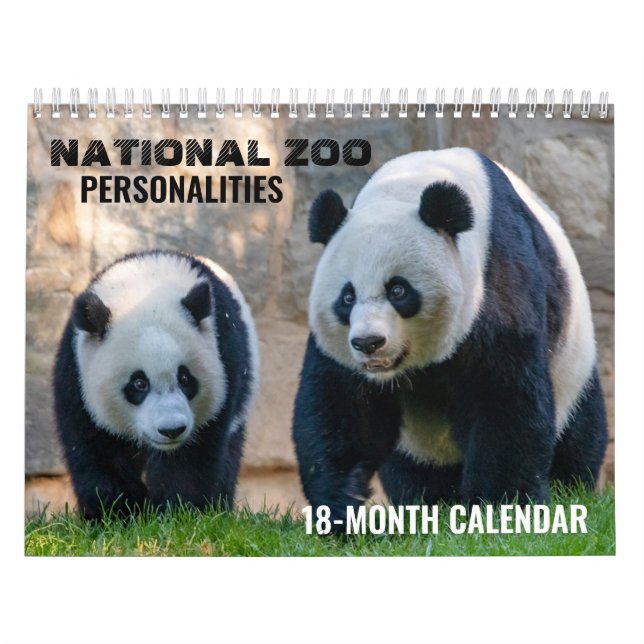 Calendrier du zoo national 2022 de Smithsonian (Protection)