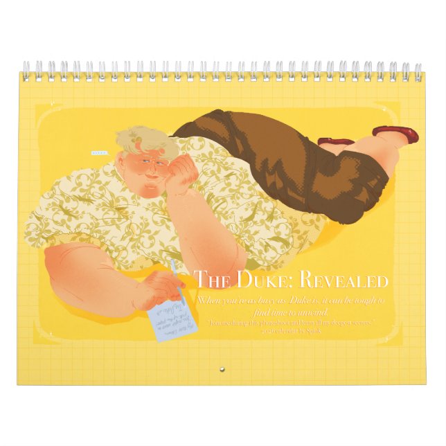 Calendrier Dukie’s 2026 interview (Protection)