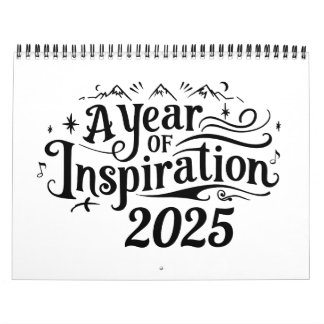 Calendrier d'une année d'inspiration