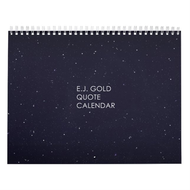 Calendrier E.J. Gold Quote Calendar (Protection)