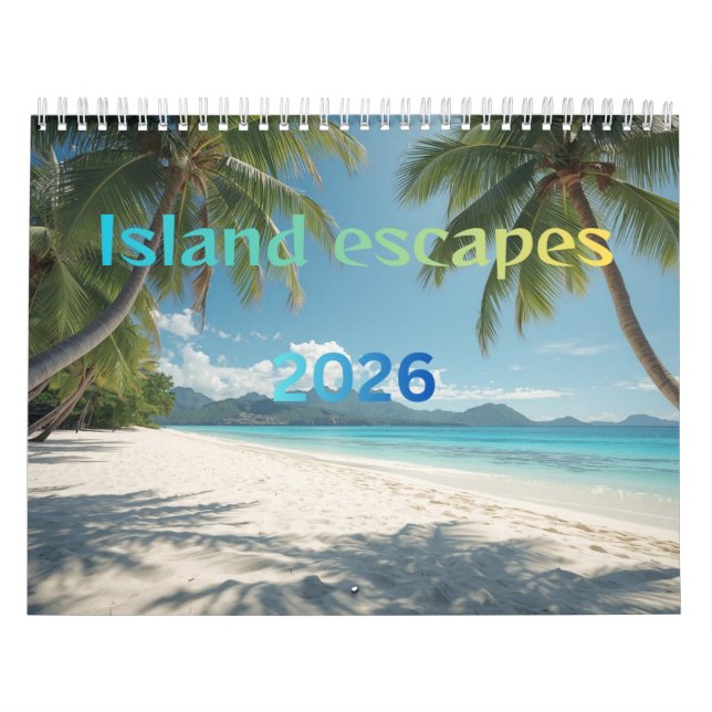 Calendrier Échappées insulaires 2026 (Protection)