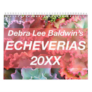 Calendrier Echeverias 20XX par Debra Lee Baldwin