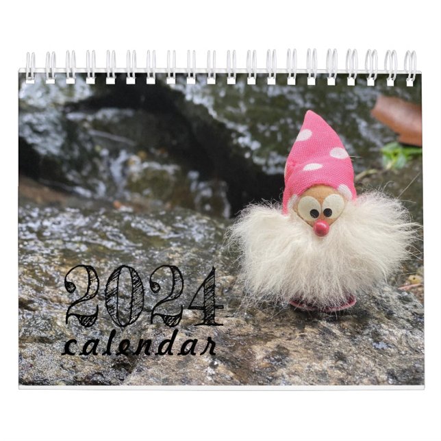 Calendrier Eclectique Gnomes Gnomes Angels Polonais 2024 Cale (Protection)