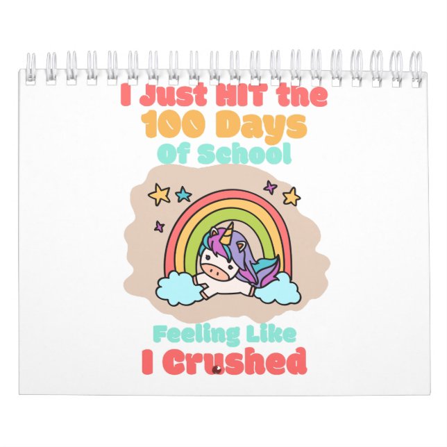 Calendrier École de 100 jours, je viens de frapper et écrasé  (Protection)