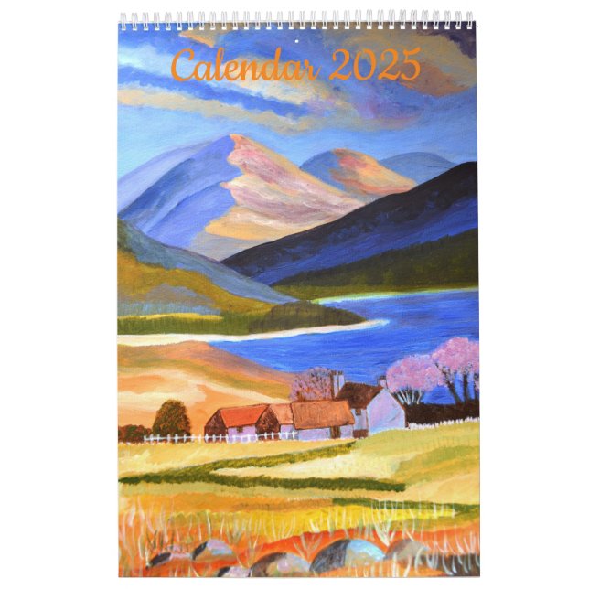Calendrier écossais des Highlands 2025 (Protection)