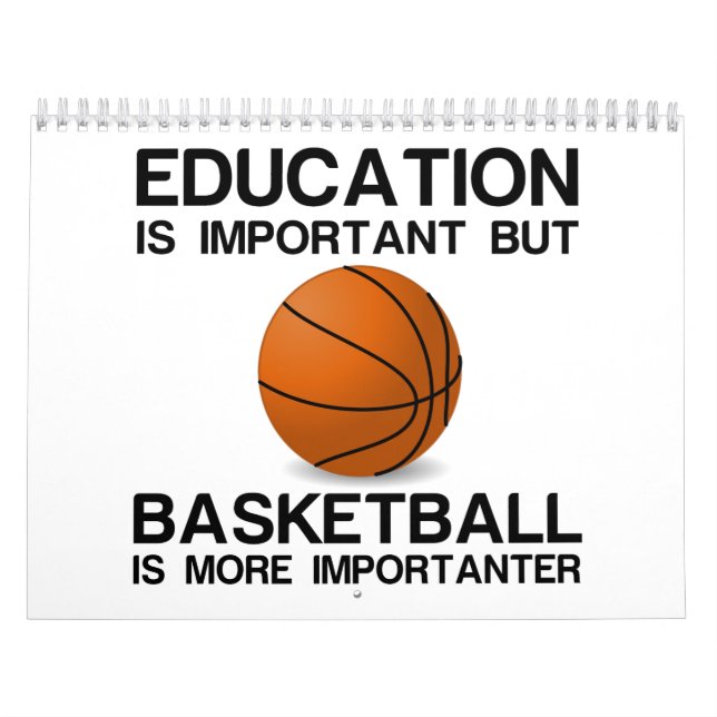 CALENDRIER ÉDUCATION IMPORTANTE BASKETBALL PLUS IMPORTANT (Protection)