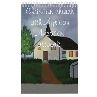 Calendrier Église chrétienne avec l'illustration