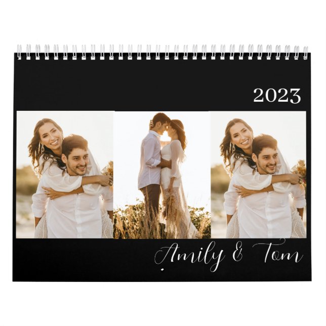 Calendrier Élégance moderne photo (Protection)