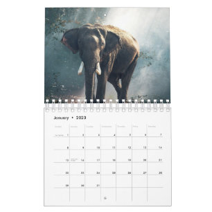 Calendrier Eléphant