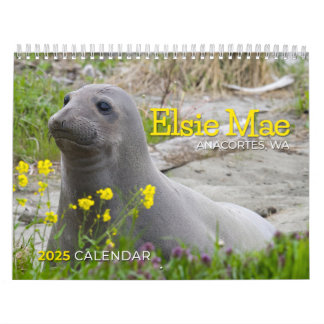 CALENDRIER ELSIE MAE 2025 - TUGBOAT PARK - SKYLINE ANACORTES