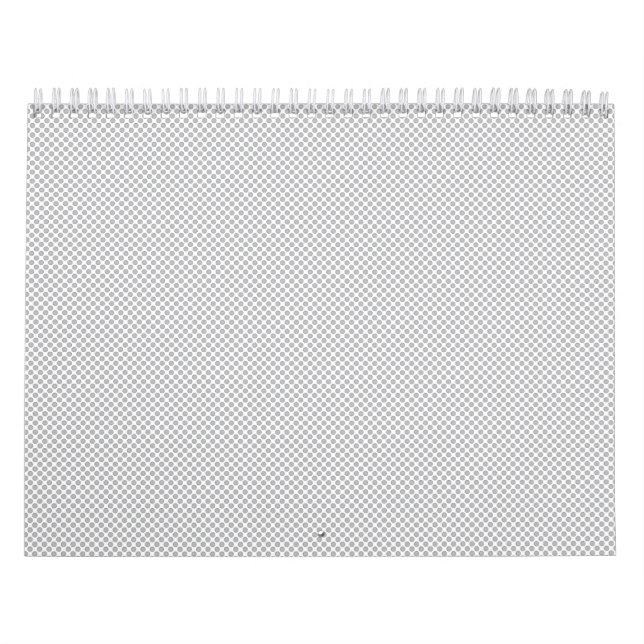 Calendrier Emballage cadeau gris moderne de Noël (Protection)