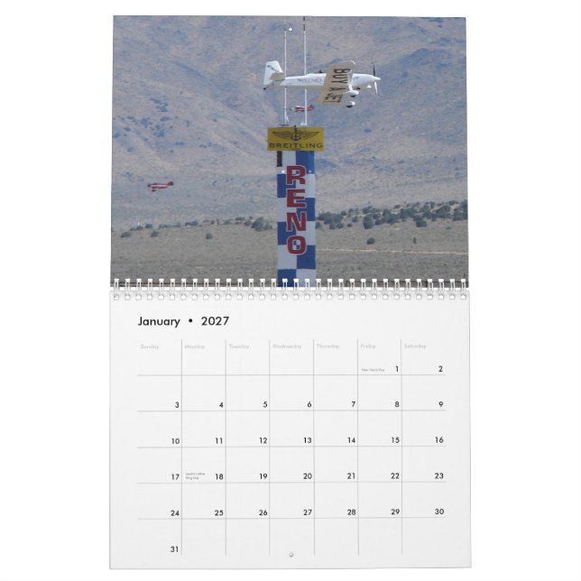 Calendrier Emballage premier de Formule 1 de Jet (Jan 2027)