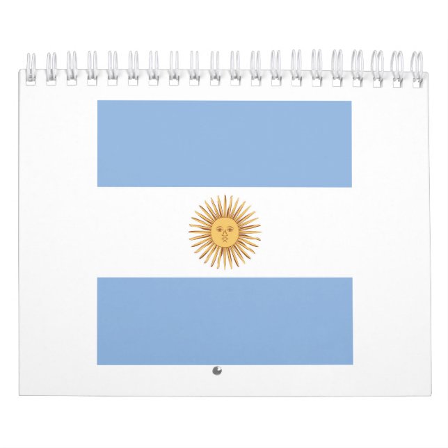Calendrier Emblème du drapeau argentin (Protection)