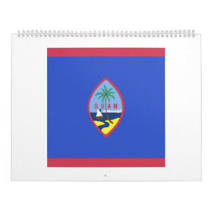 Calendrier Emblème du drapeau de Guam