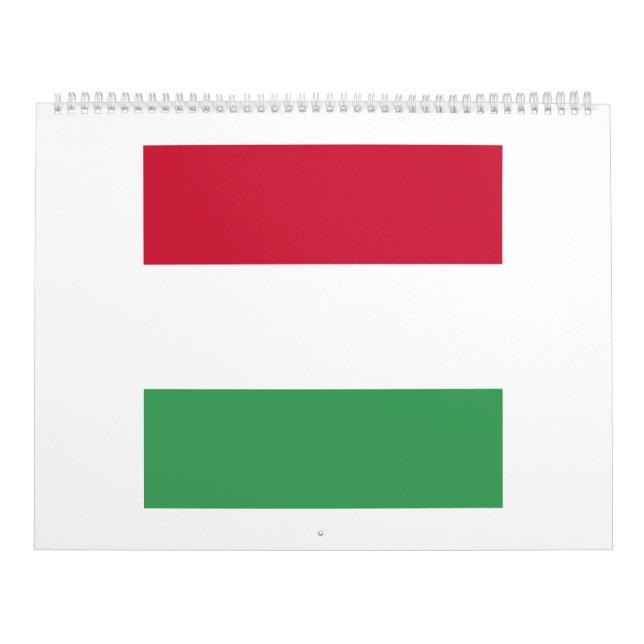 Calendrier Emblème du drapeau hongrois (Protection)