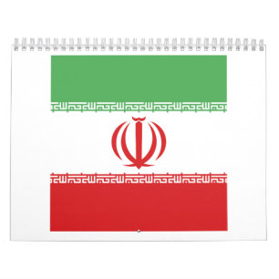 Calendrier Emblème du drapeau iranien