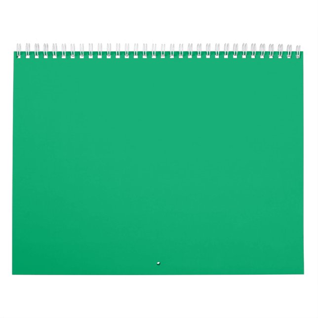 Calendrier Emerald Green Wall - Personnalisable (Protection)