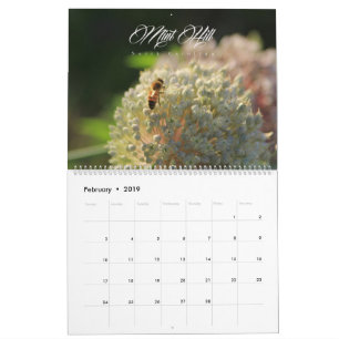 Calendrier en bon état de colline