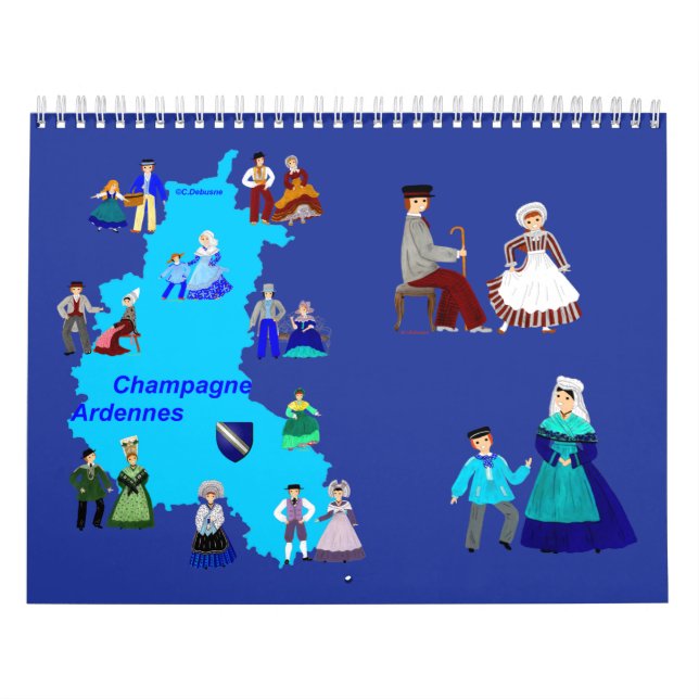 Calendrier en Champagne-Ardennes, France (Protection)