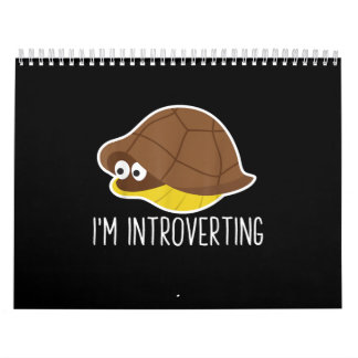 Calendrier En introverting - introverti turtle quarantined