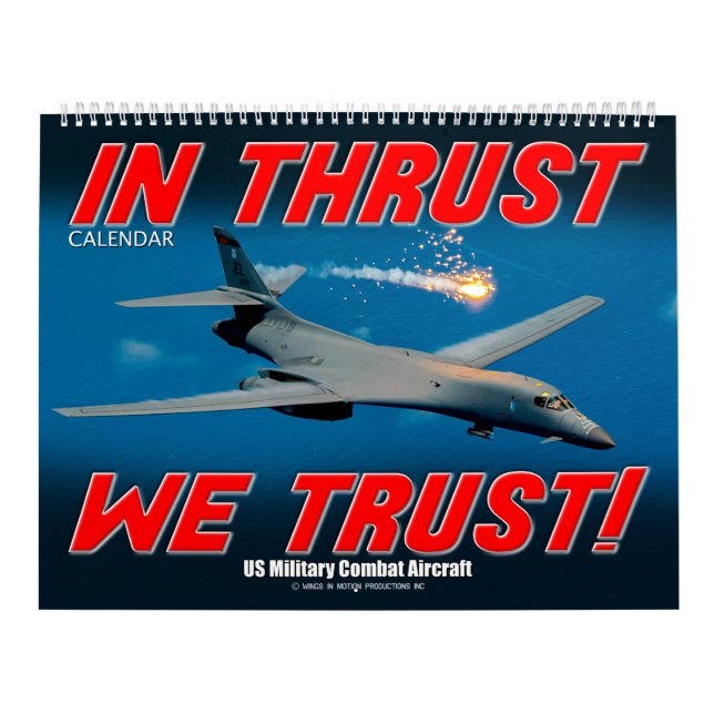 Calendrier EN PROPULSION NOUS CROYONS ! - Avions de combat mi (Protection)
