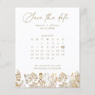 Calendrier Enregistrer la date   Bella