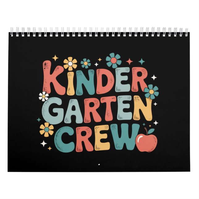 Calendrier Enseignant Équipe de maternelle retour à l'école (Protection)