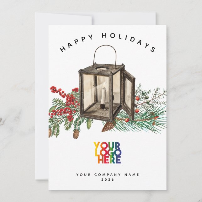 Calendrier Entreprise 2026 Logo Entreprise Noël (Devant)