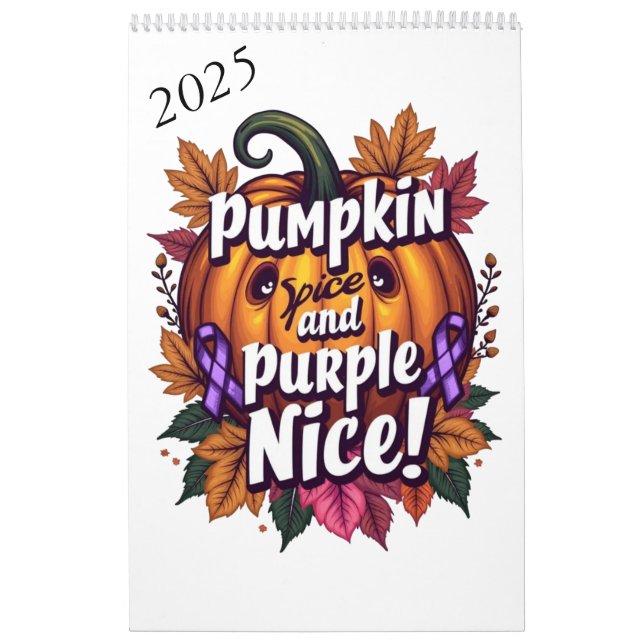 Calendrier Épices citrouilles et pourpre Nice : Funny Fall Aw (Protection)