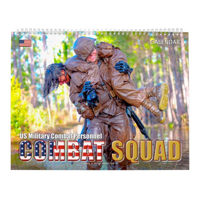 Calendrier ESCADRE DE COMBAT - Personnel de combat militaire  (Protection)