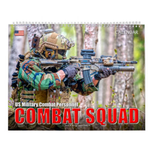 Calendrier ESCADRE DE COMBAT - Personnel de combat militaire