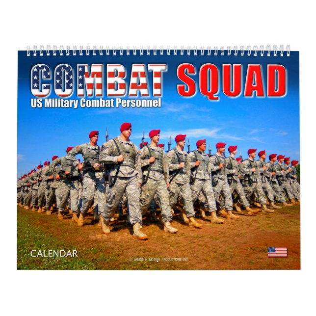 Calendrier ESCADRE DE COMBAT - Personnel de combat militaire  (Protection)