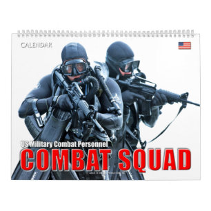 Calendrier ESCADRE DE COMBAT - Personnel de combat militaire