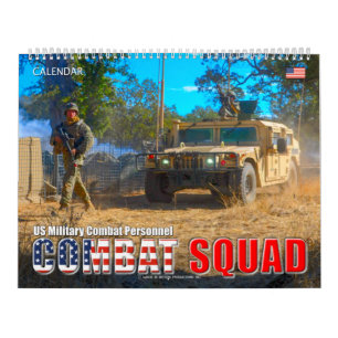 Calendrier ESCADRE DE COMBAT - Personnel de combat militaire