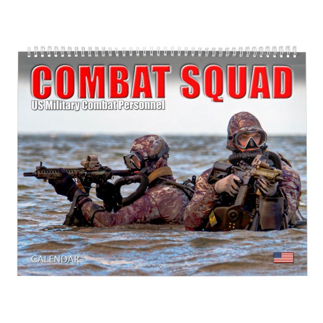 Calendrier ESCADRE DE COMBAT - Personnel de combat militaire  (Protection)