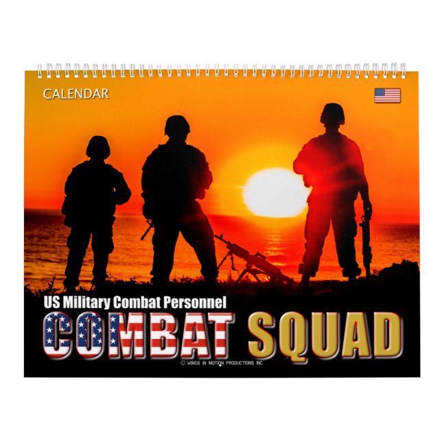 Calendrier ESCADRE DE COMBAT - Personnel de combat militaire  (Protection)