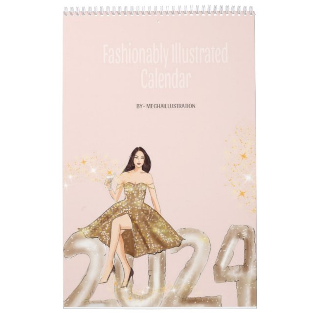 Calendrier esquisse de mode, 2024 (Protection)